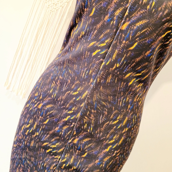 FORCAST Dress (s10) Multi Coloured Warm Tones - Picture 4 of 15